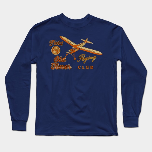 Oldtimer Flying Club RC planes Long Sleeve T-Shirt by Midcenturydave